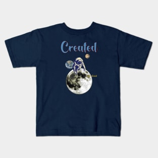 Created by God For Space Kids T-Shirt